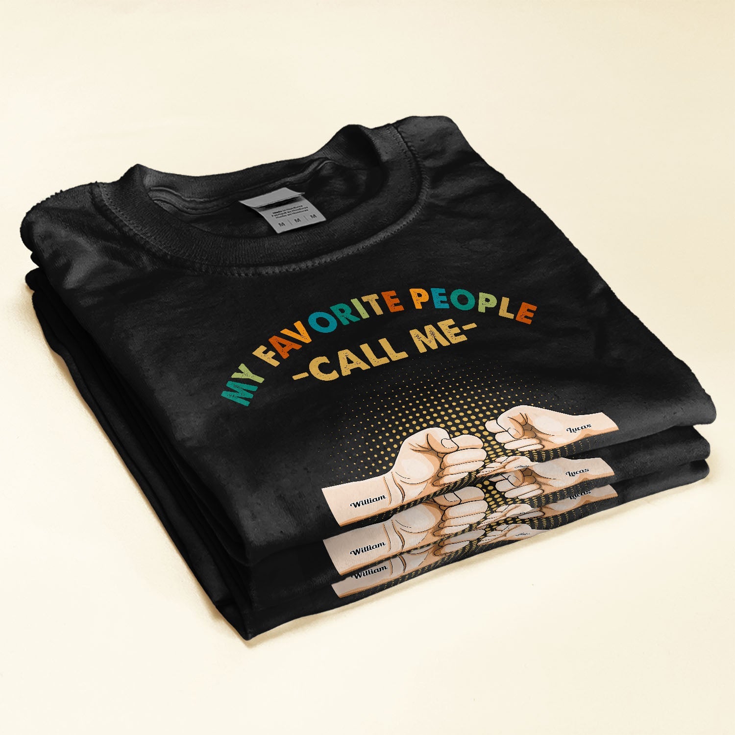 My Favorite People Call Me - Personalized Shirt - Birthday Father's Day Gift For Grandpa, Papa - Gift From Daughters, Sons, Wife