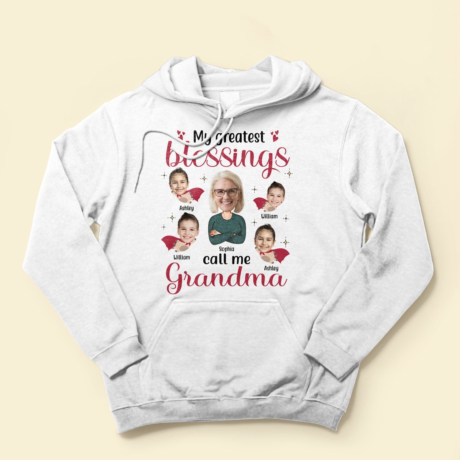 My Greatest Blessings Call Me Grandma - Personalized Photo Shirt