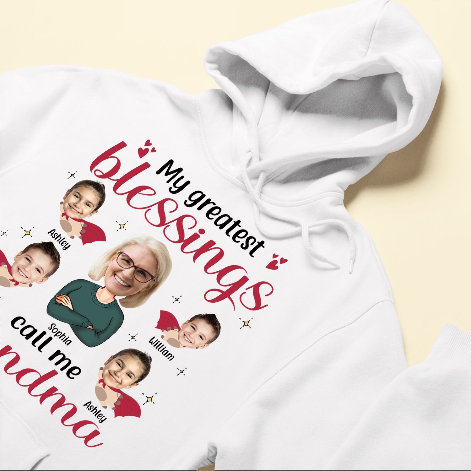 My Greatest Blessings Call Me Grandma - Personalized Photo Shirt