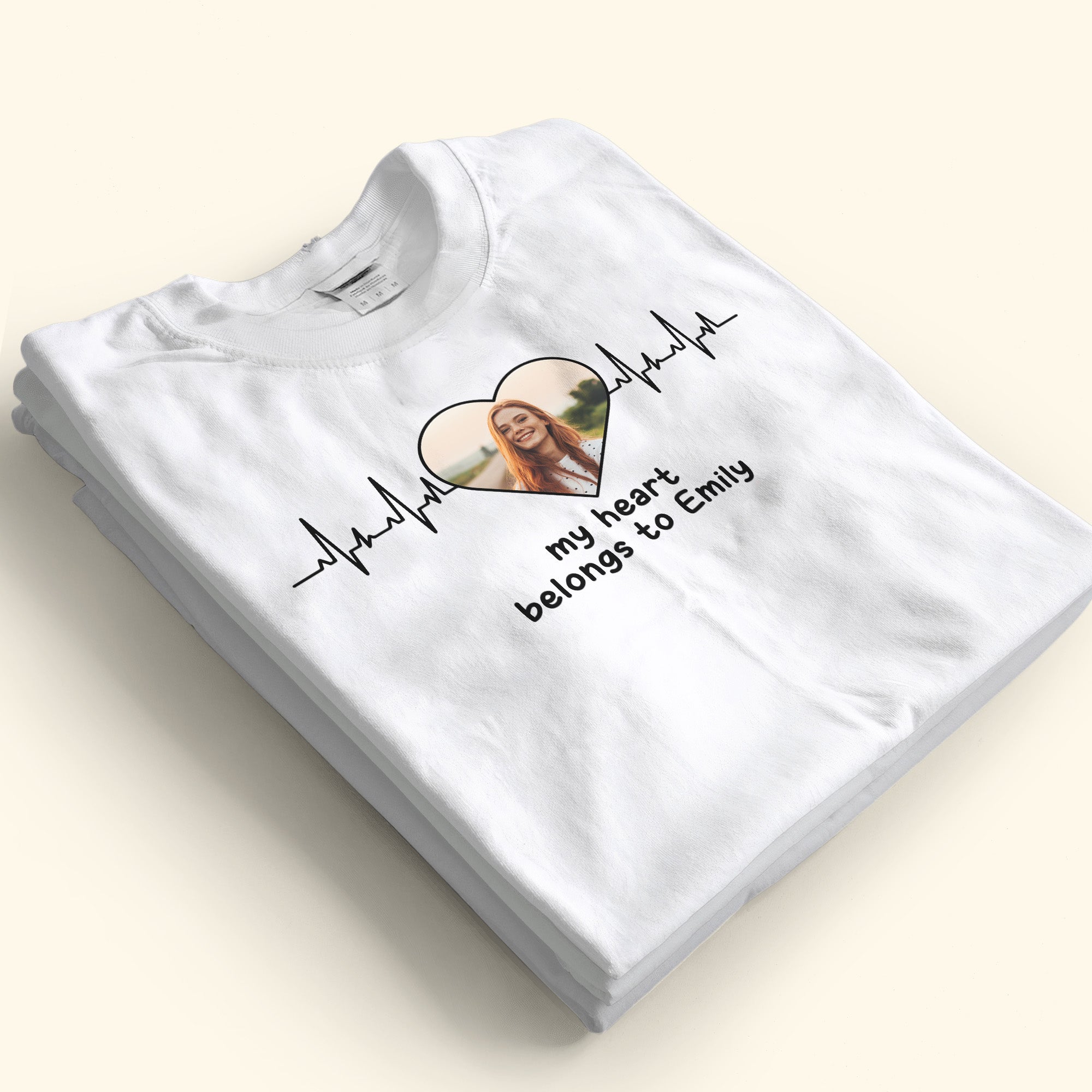 My Heart Belong To - Personalized Photo Shirt