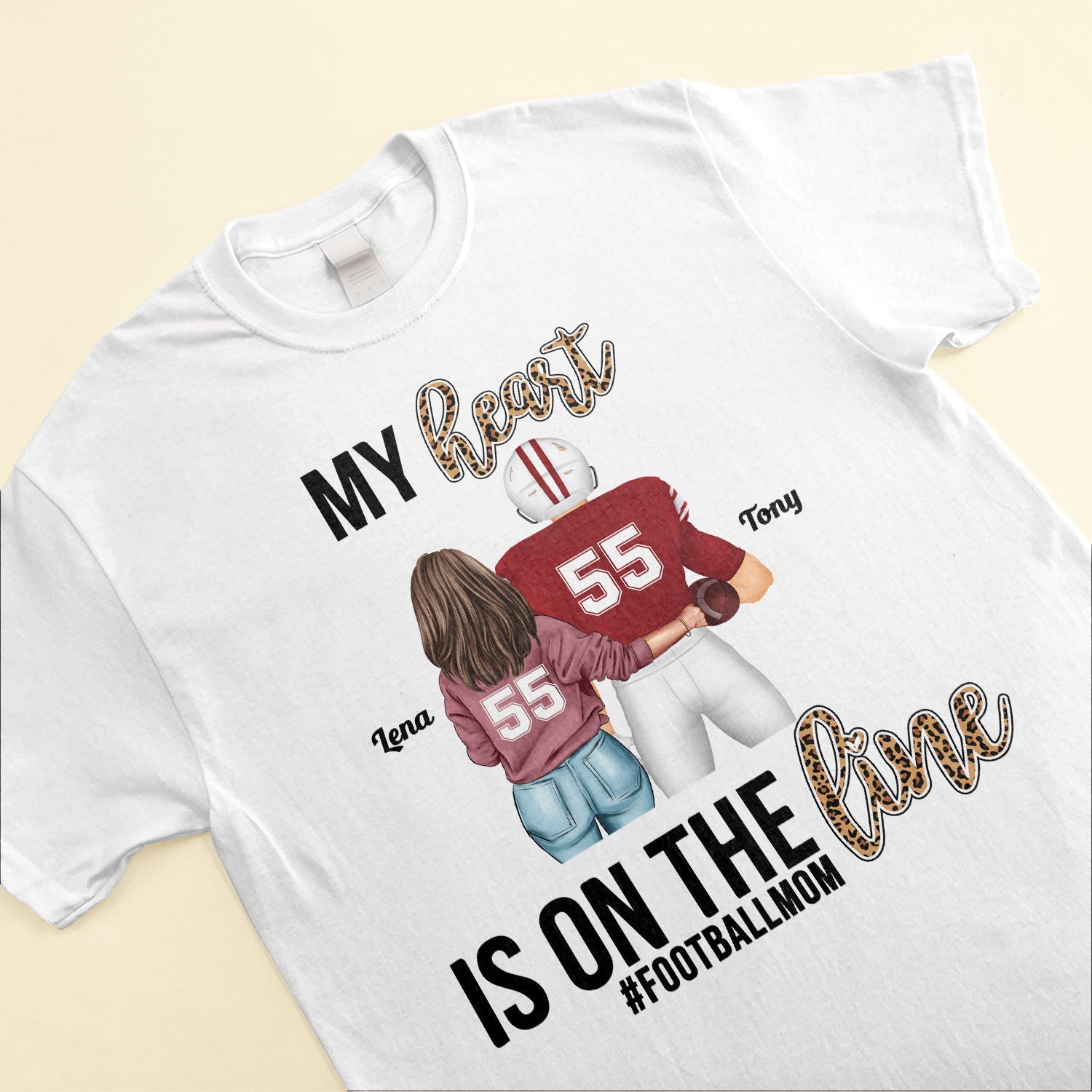 My Heart Is On The Line - Personalized Shirt