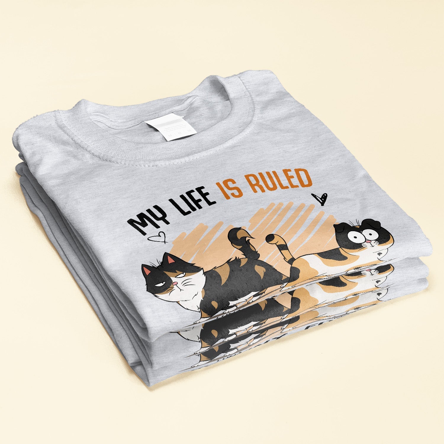 My Life Is Ruled By Tiny Furry Overlord Cats - Personalized Shirt