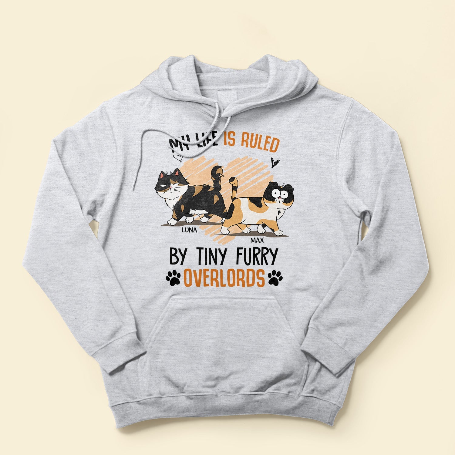 My Life Is Ruled By Tiny Furry Overlord Cats - Personalized Shirt