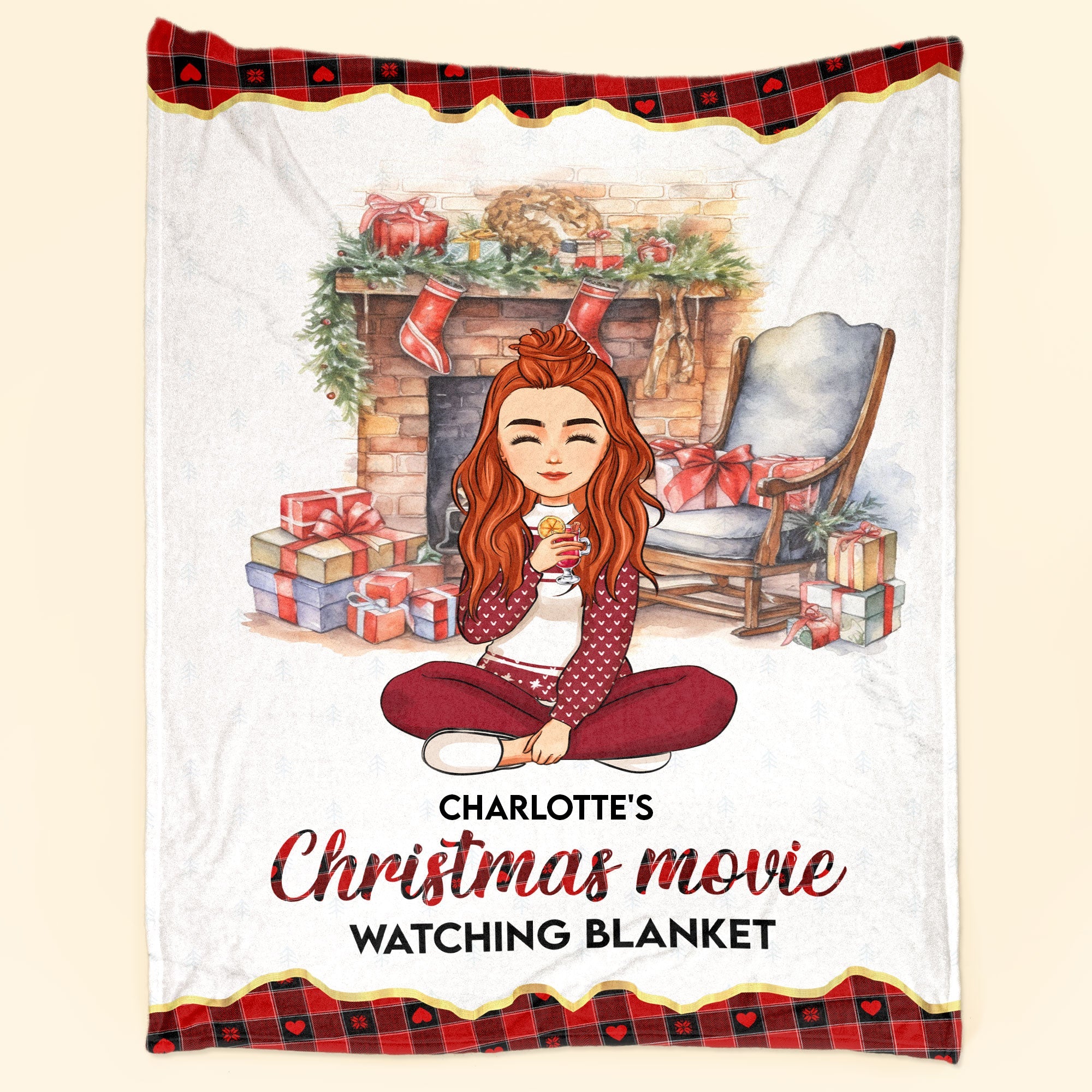 My Christmas Movie Watching Blanket - Personalized Blanket