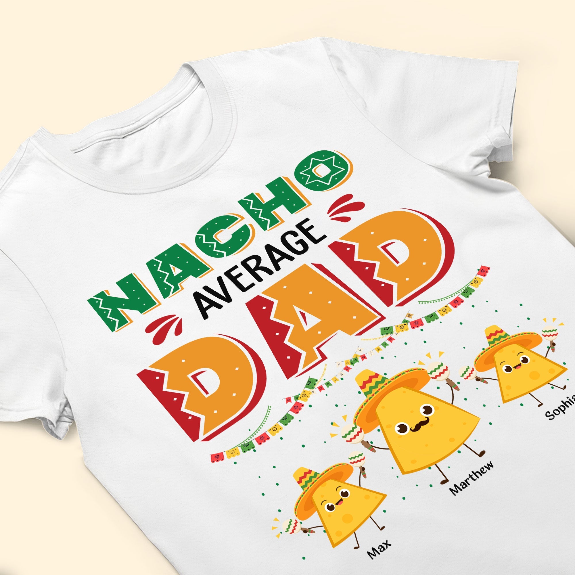 Nacho Average Dad & Mom - Personalized Shirt