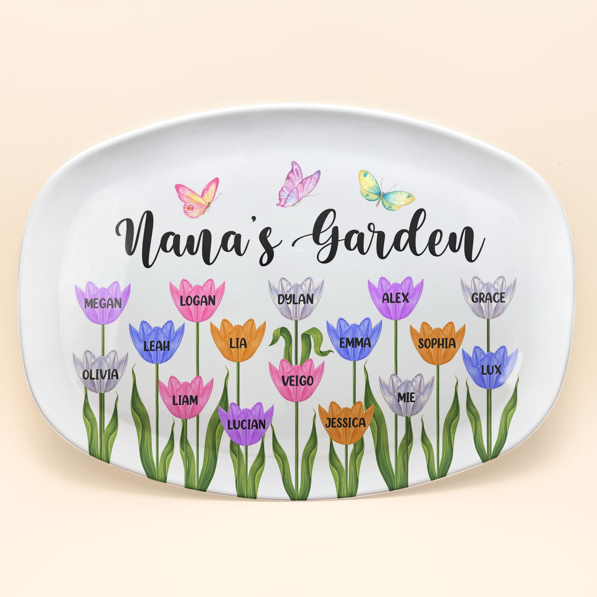 Nana's Garden - Personalized Platter