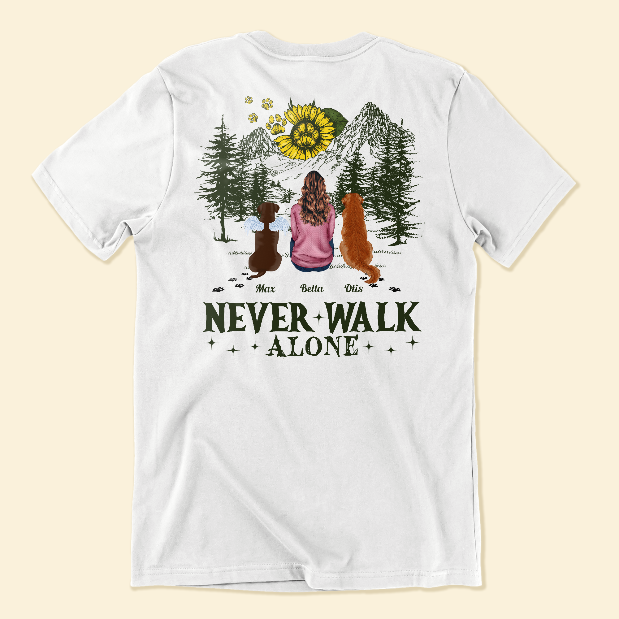 Never Walk Alone - Personalized Shirt