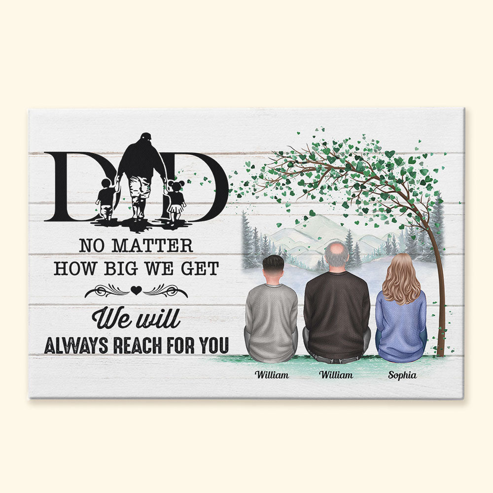 No Matter How Big We Get - Personalized Poster/Wrapped Canvas