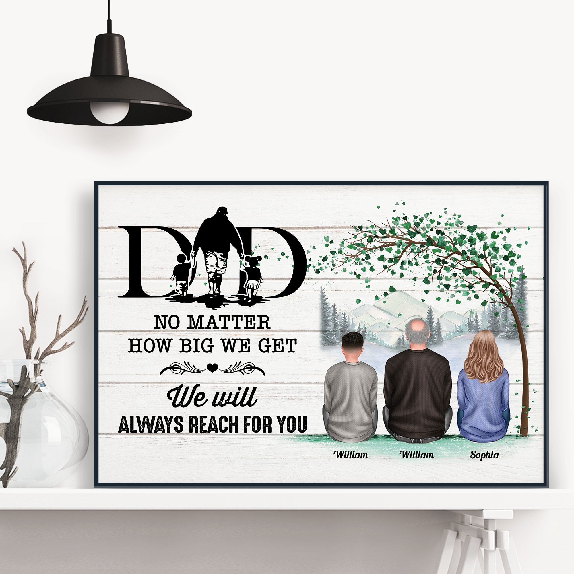 No Matter How Big We Get - Personalized Poster/Wrapped Canvas