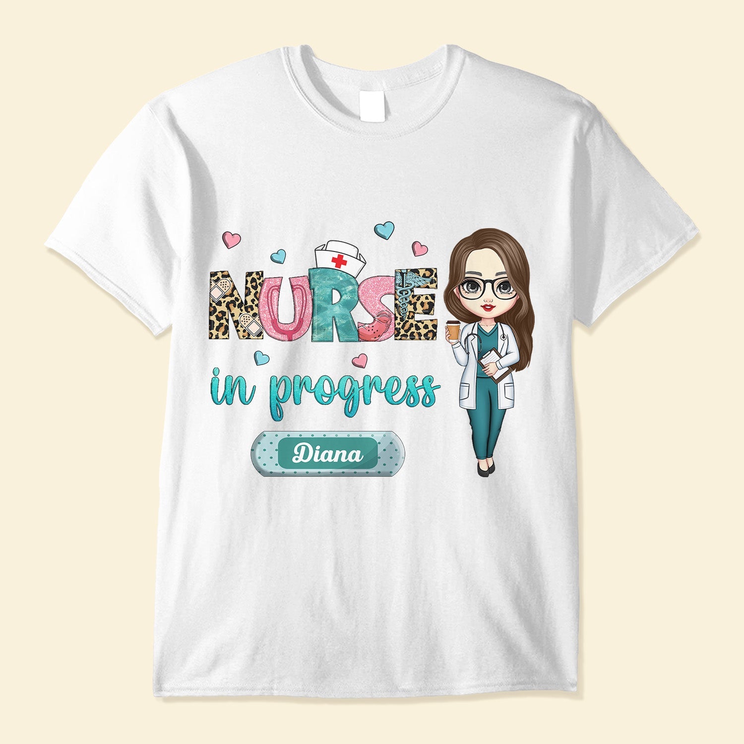 Nurse In Progress - Personalized Shirt