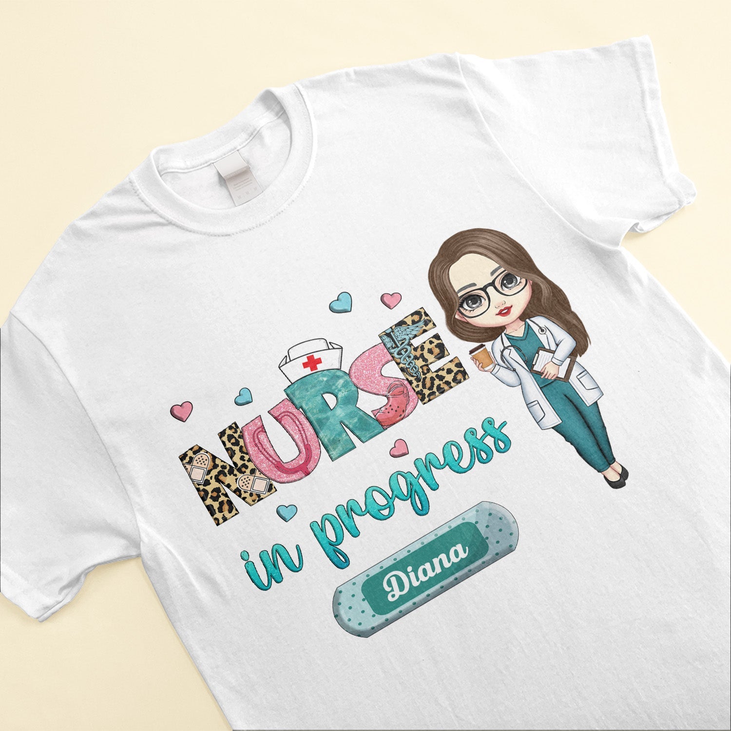 Nurse In Progress - Personalized Shirt