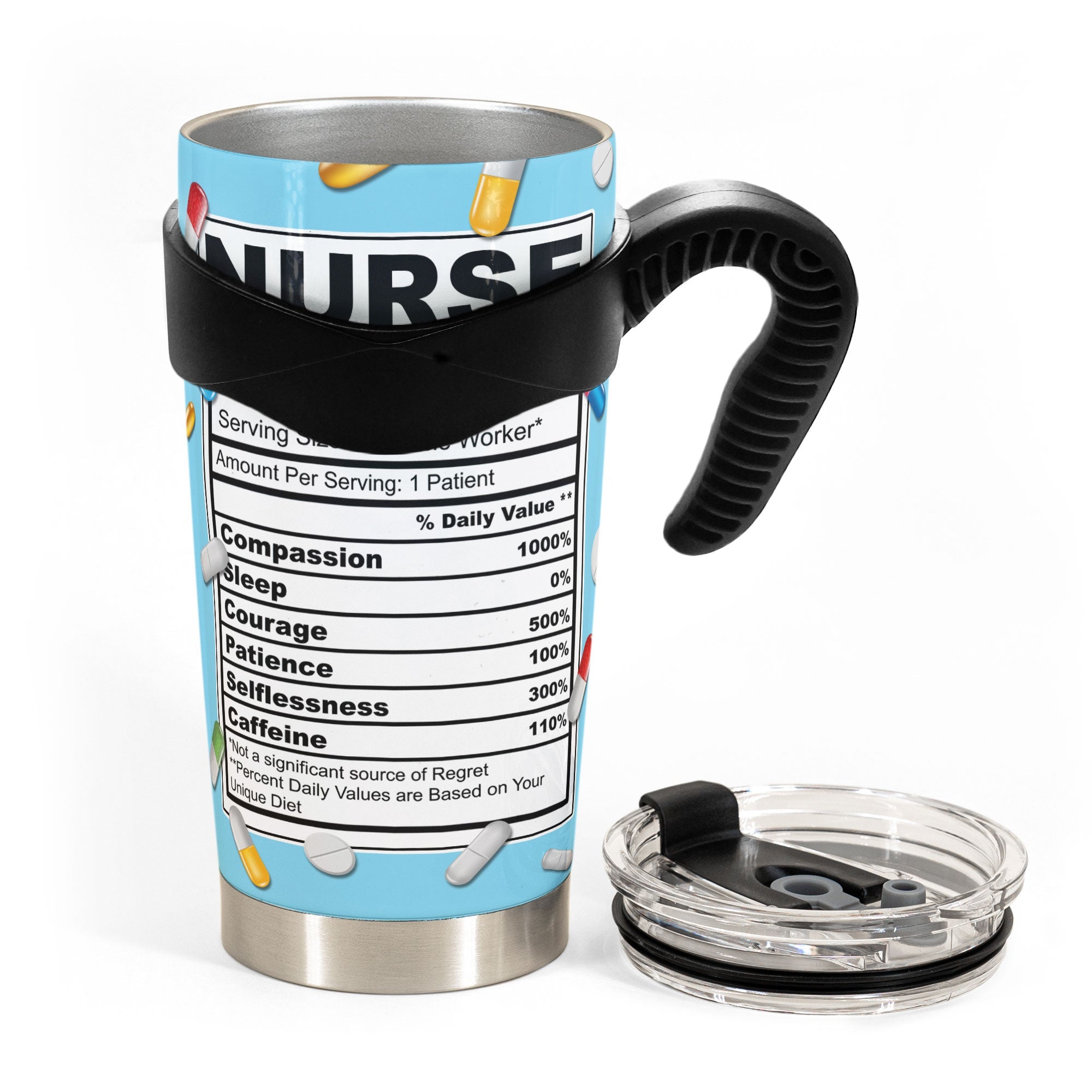 Nurse Nutrition Facts - Personalized Phtoo Tumbler Cup