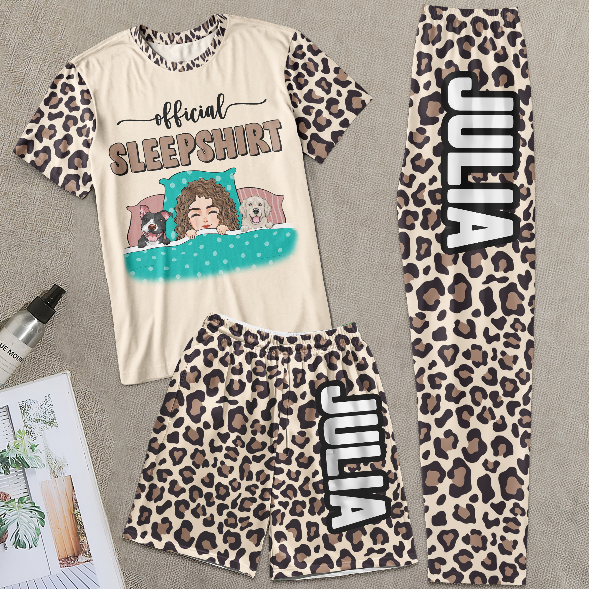 Official Sleepshirt Pajamas Set - Personalized Pajamas Set