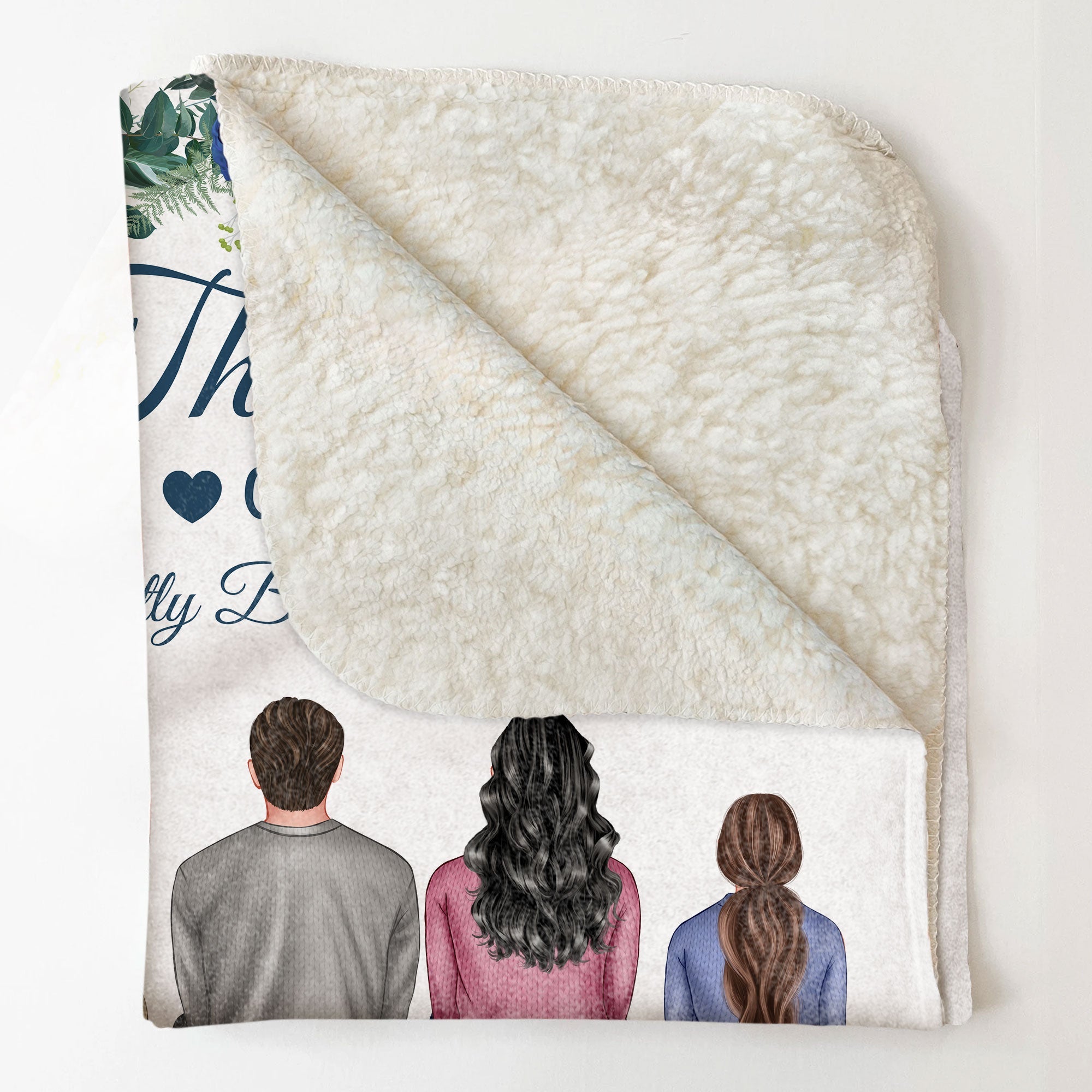 Our Family - Personalized Family Blanket