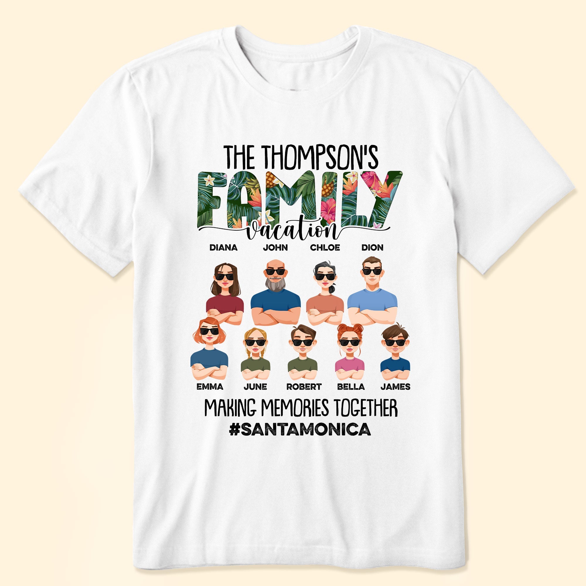 Our Family Vacation - Personalized Shirt