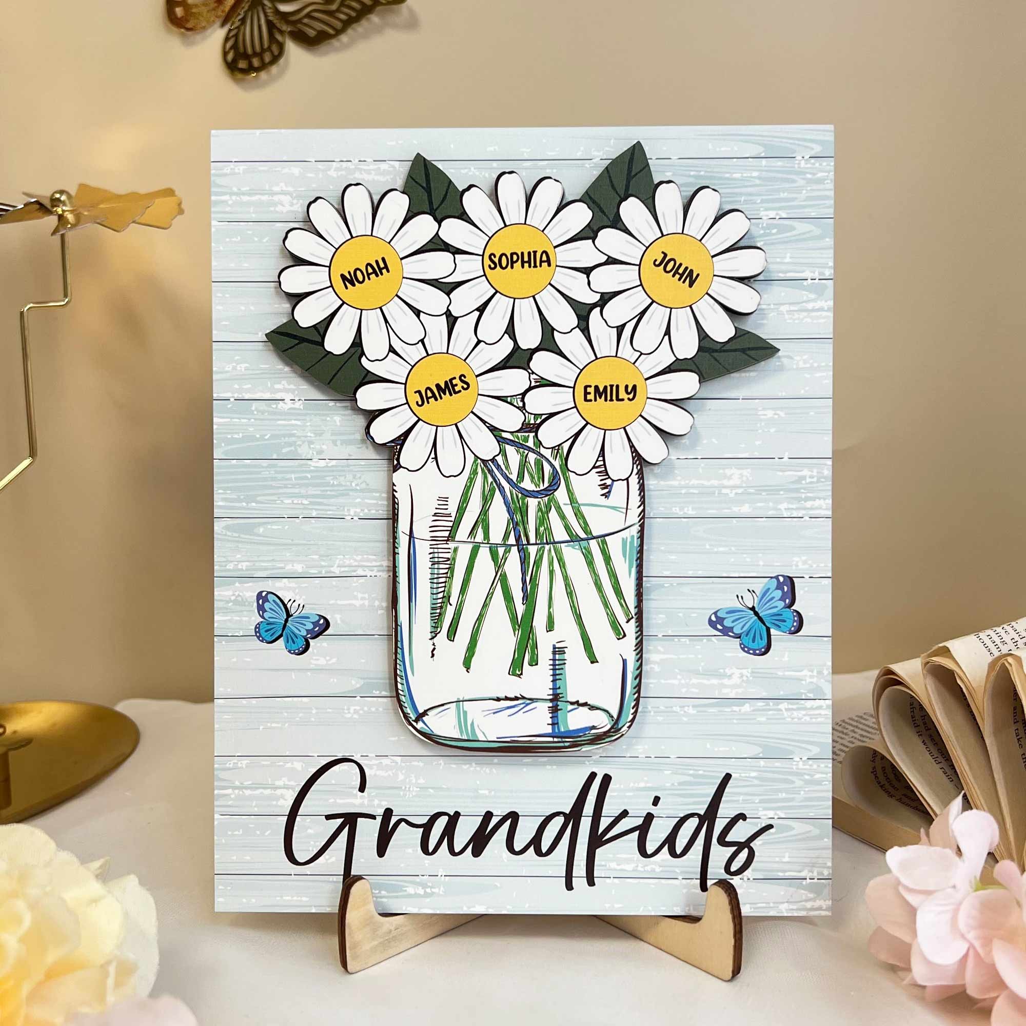 Our Grandkids - Personalized Wooden Plaque