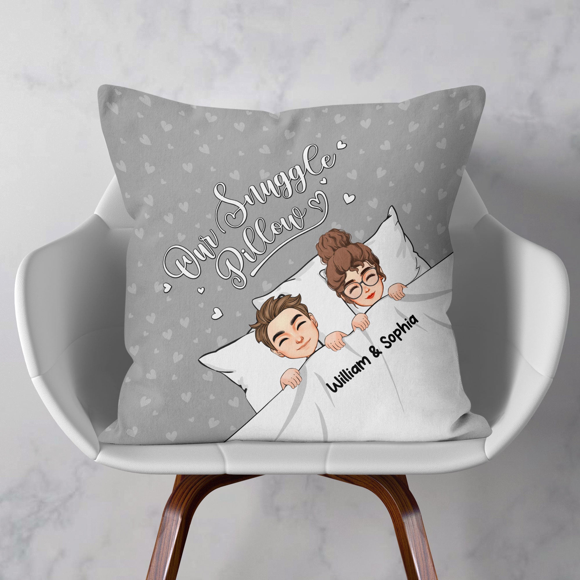 Our Snuggle Pillow - Personalized Pillow (Insert Included)