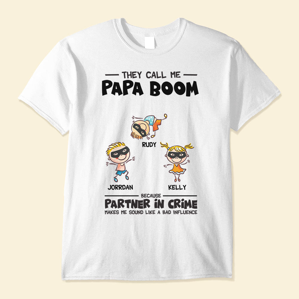 Partner-In-Crime-Kids-Personalized-Shirt-Funny-Gift-For-Grandpa-Cute-Kids