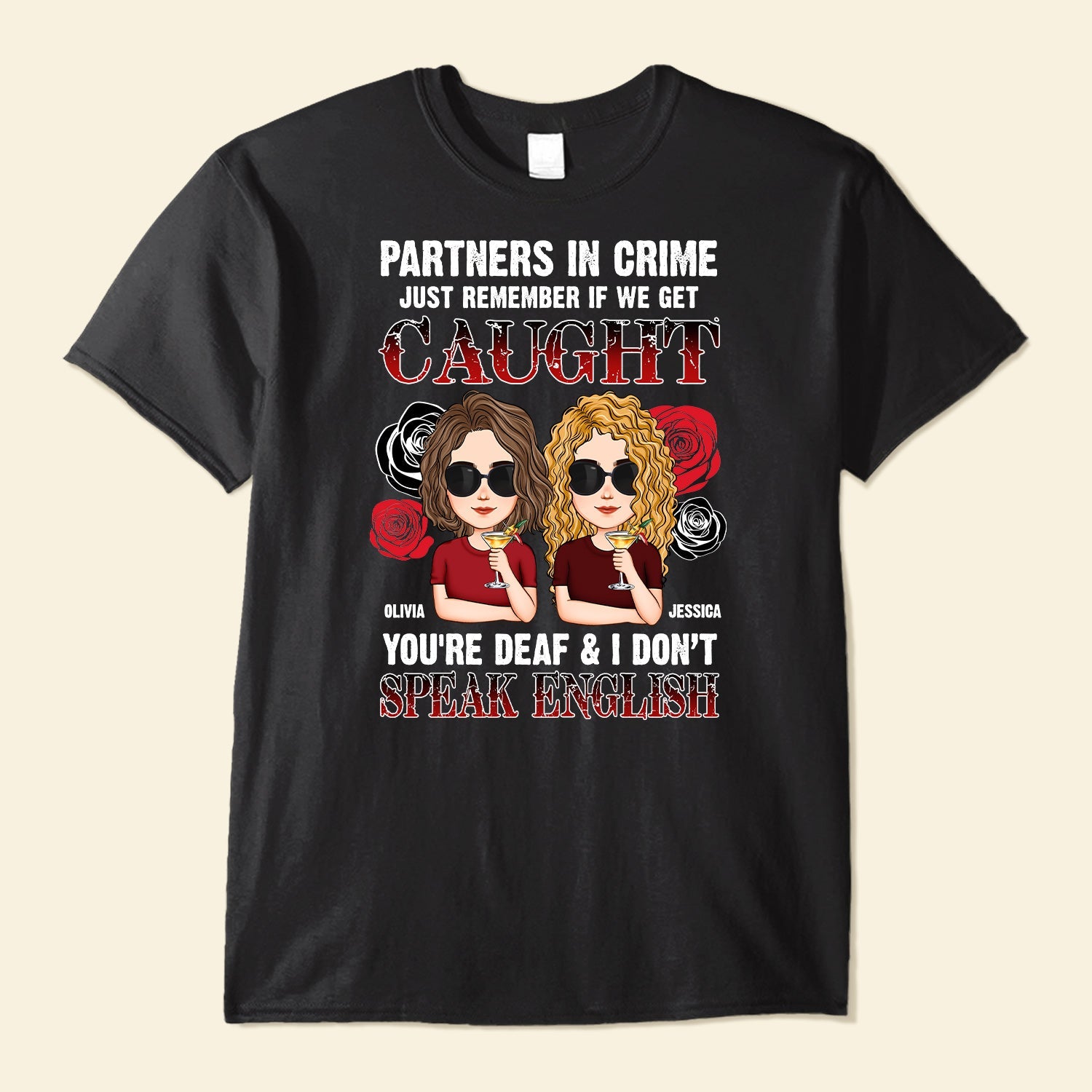 Partners In Crime - Personalized Shirt