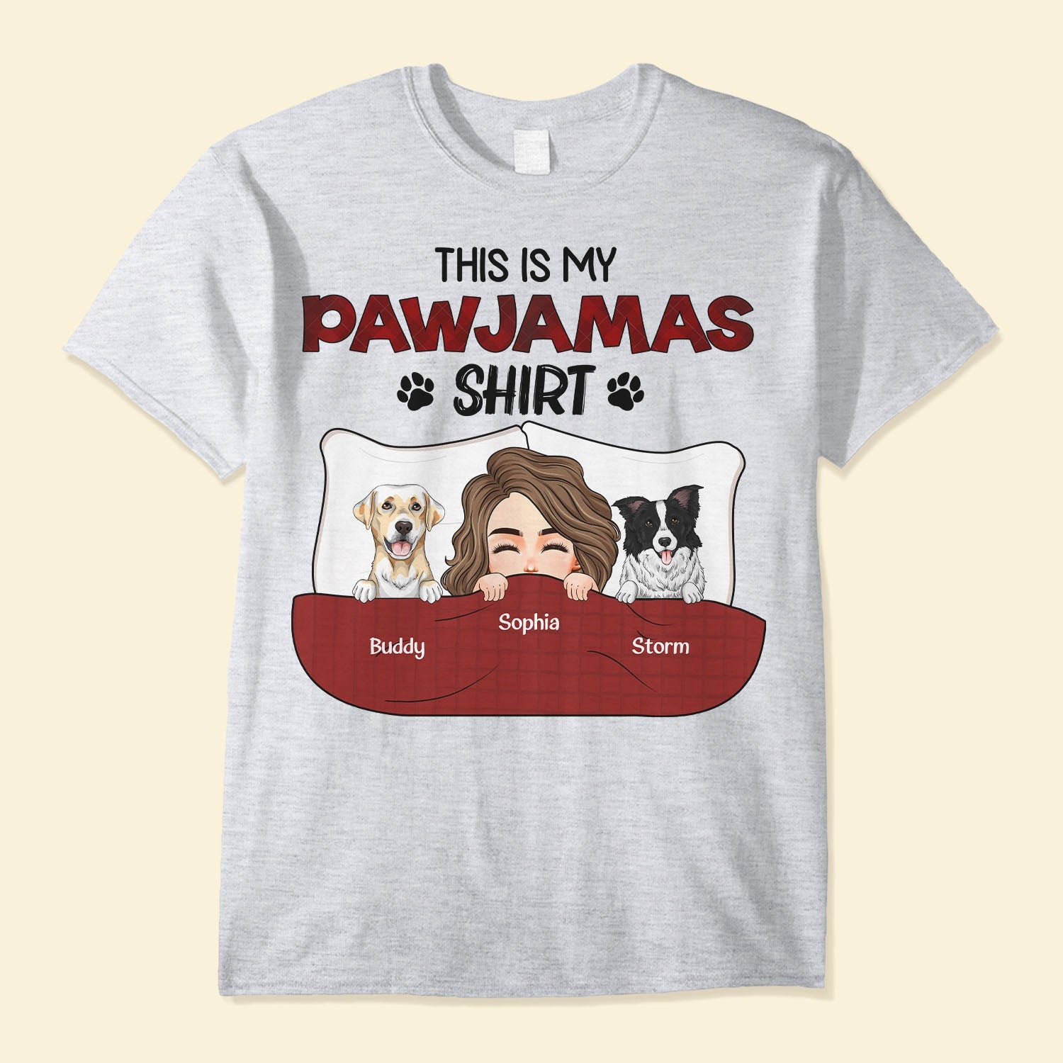 Pawjamas Shirt - Personalized Shirt