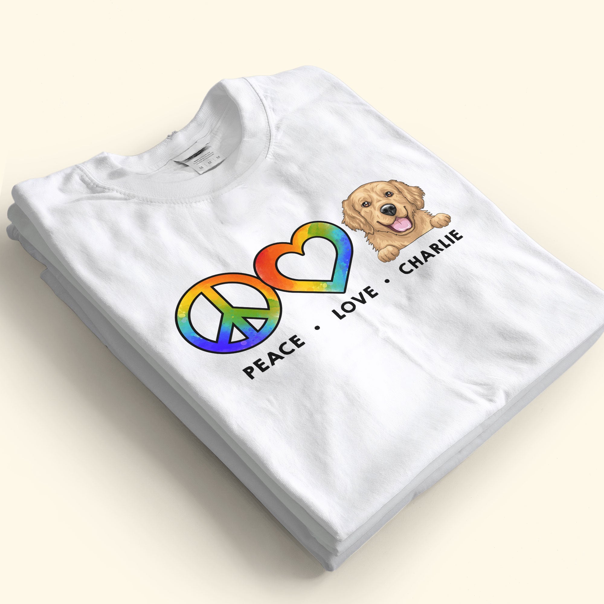 Peace Love Pet - Personalized Shirt