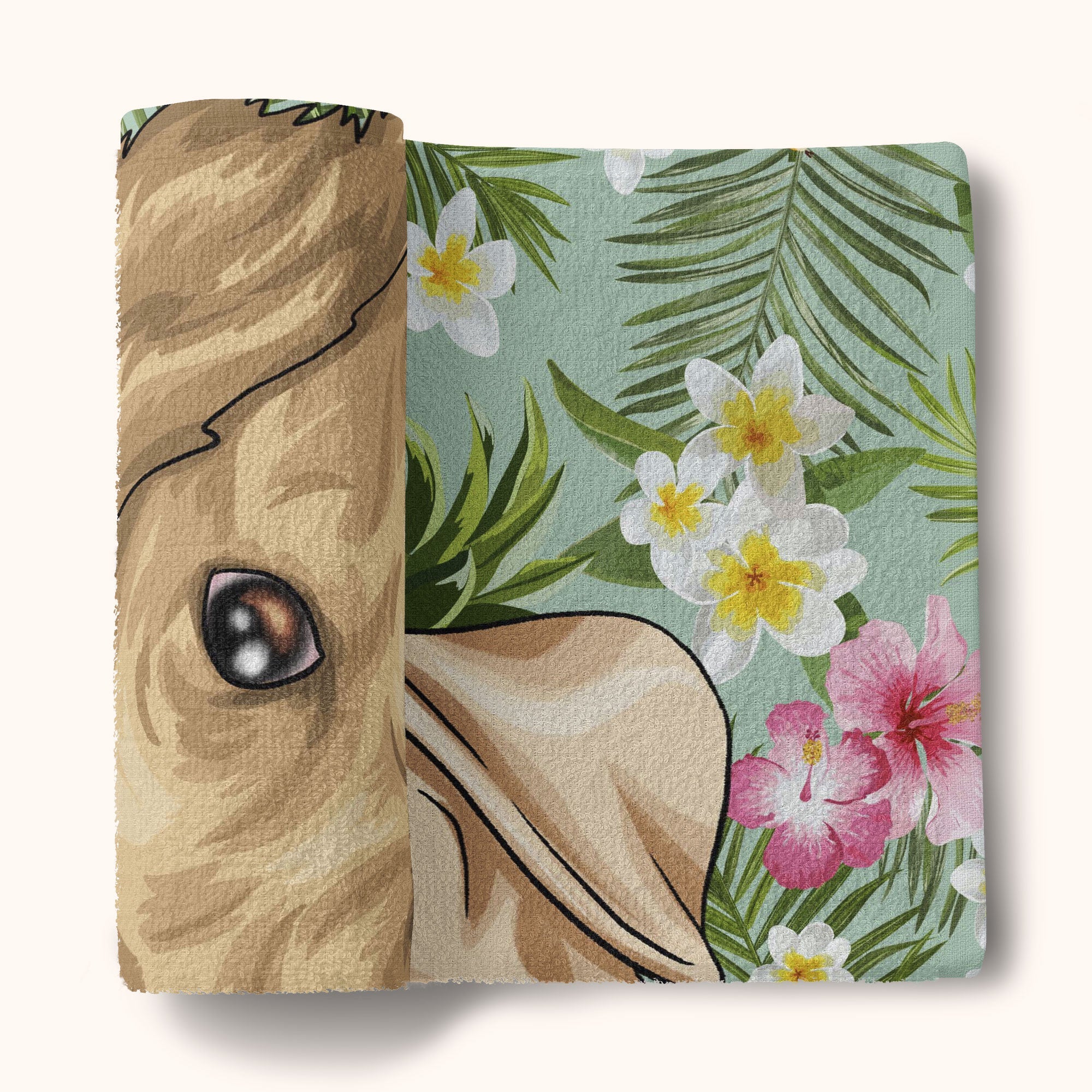 Peek A Boo Pet - Personalized Beach Towel