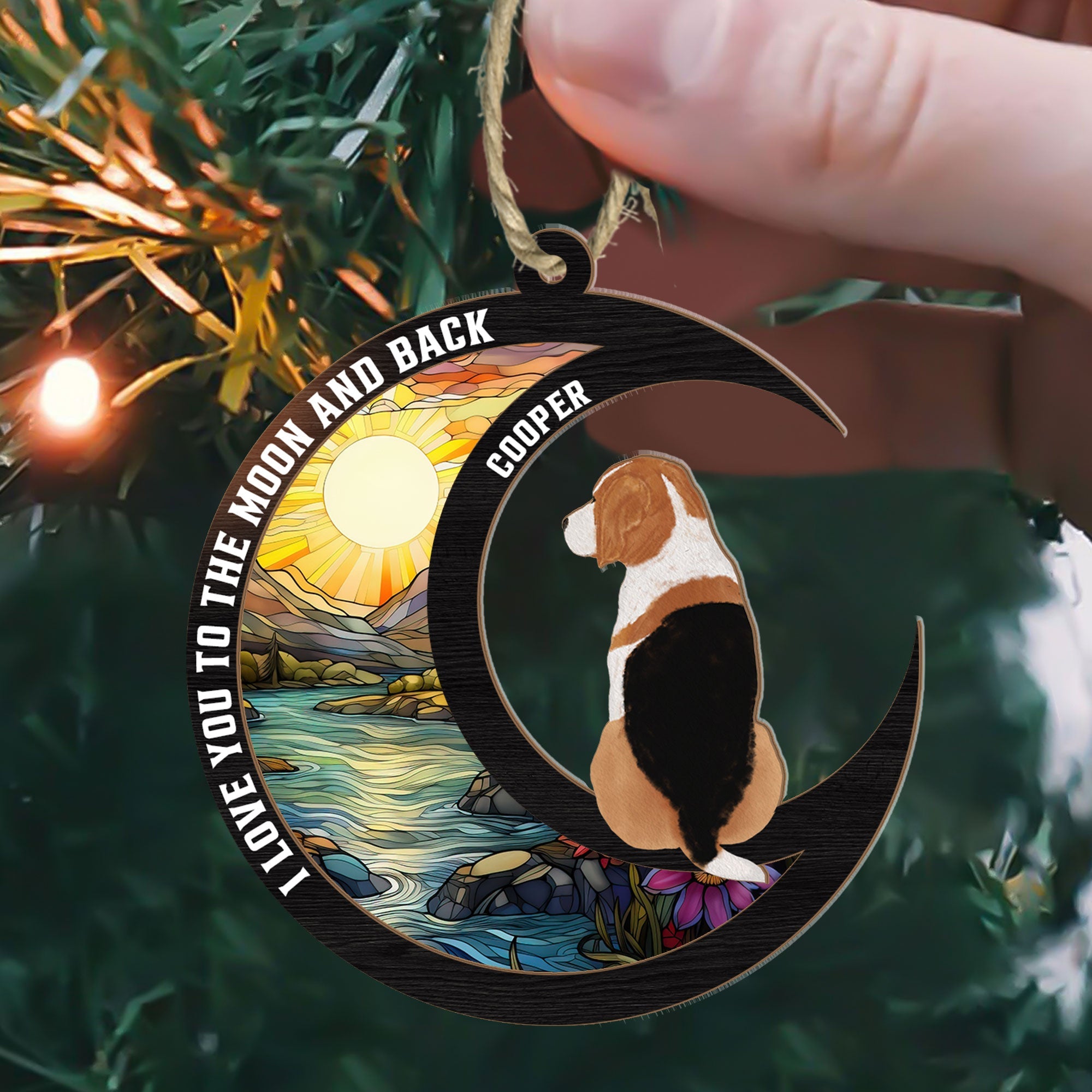 Pet Loss - Personalized Suncatcher Ornament