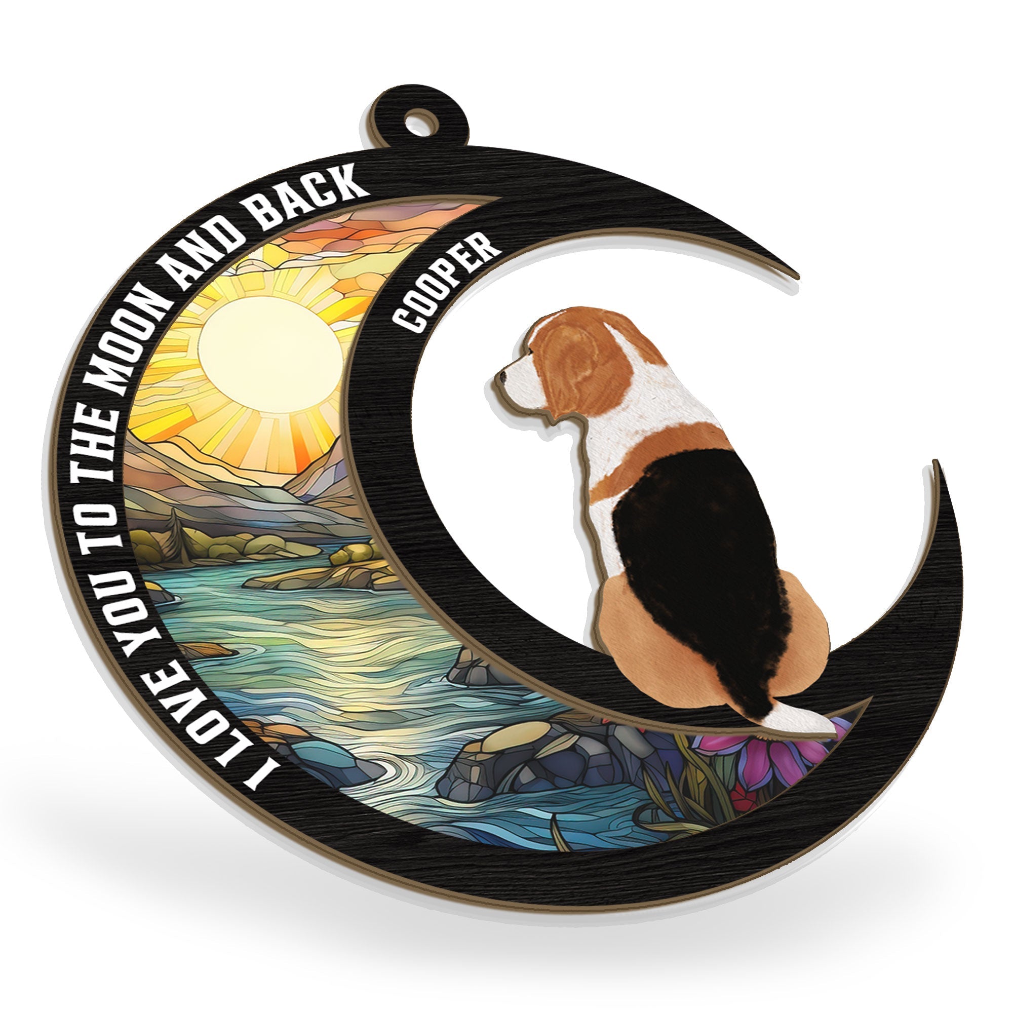 Pet Loss - Personalized Suncatcher Ornament