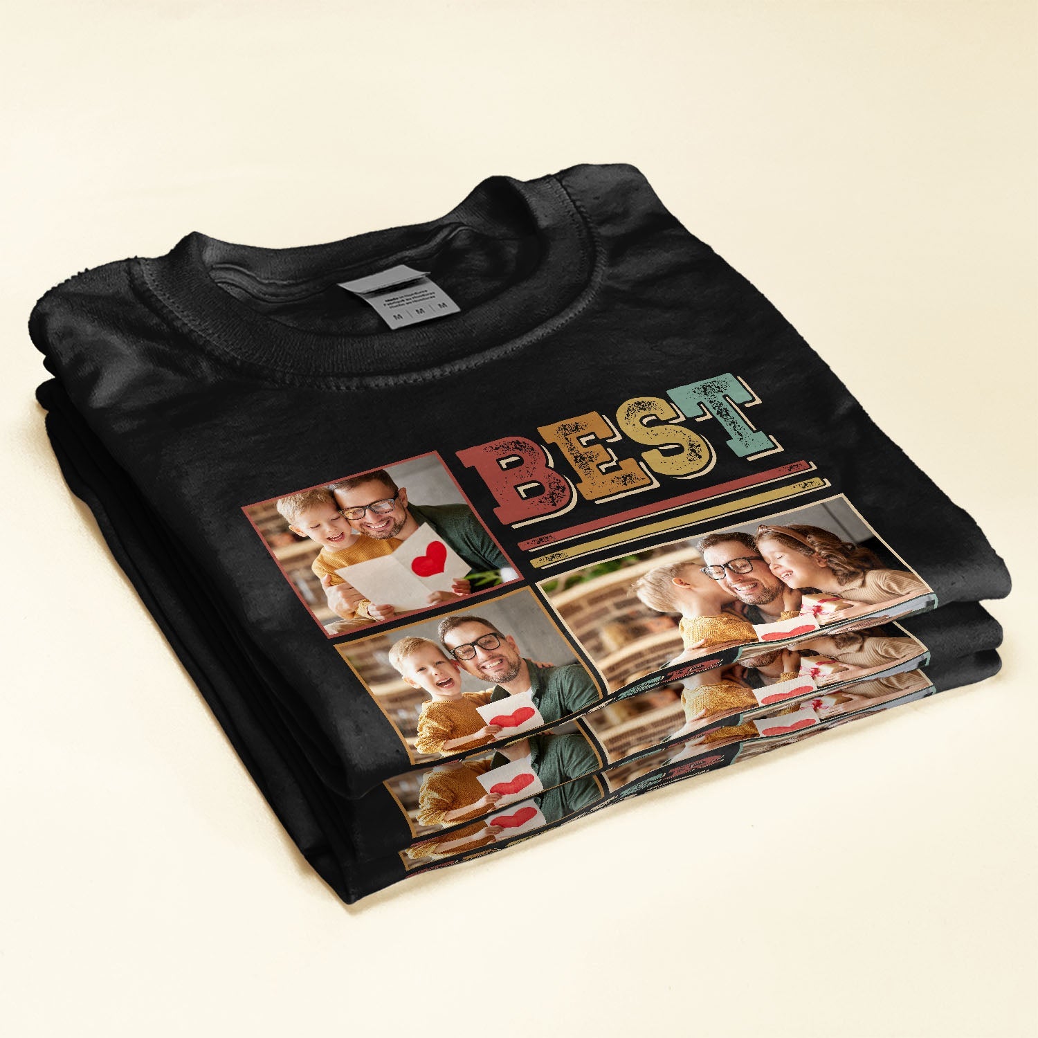 Best Father/Granpa Ever - Personalized Photo Shirt