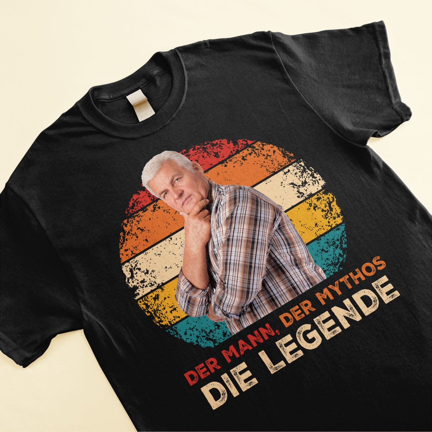 Der Mann Der Mythos Die Legende - Personalized Photo Shirt