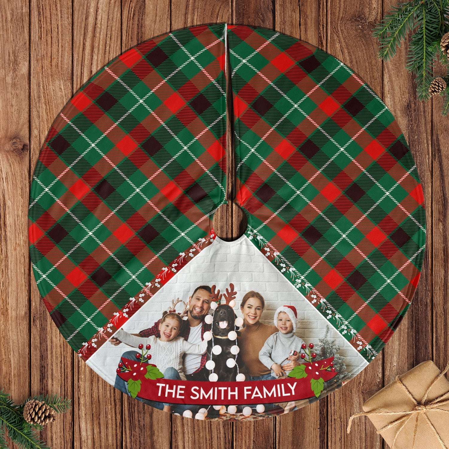 Picture-Perfect - Personalized Photo Christmas Tree Skirt