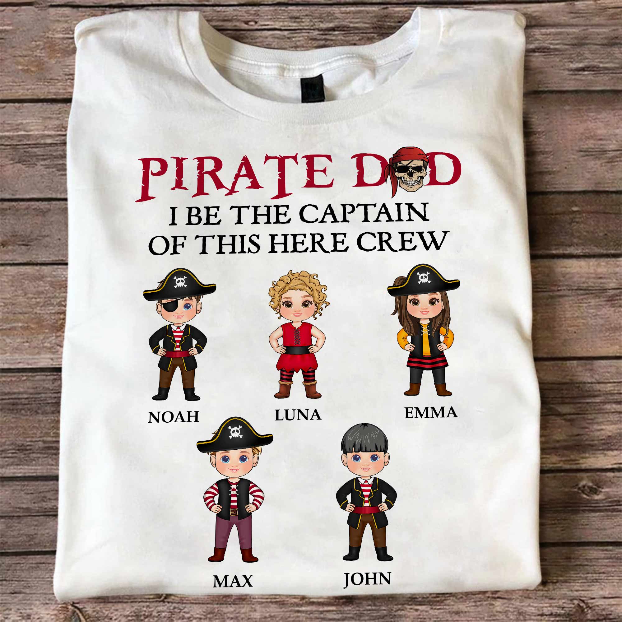 Pirate Dad - Personalized Shirt