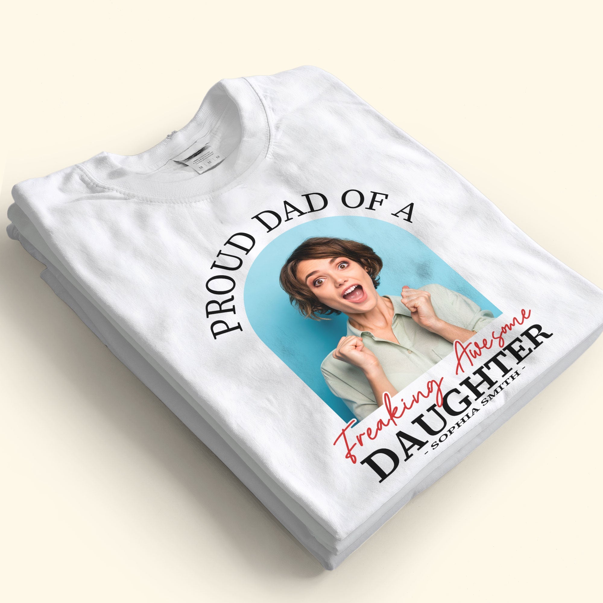 Proud Dad - Personalized Photo Shirt