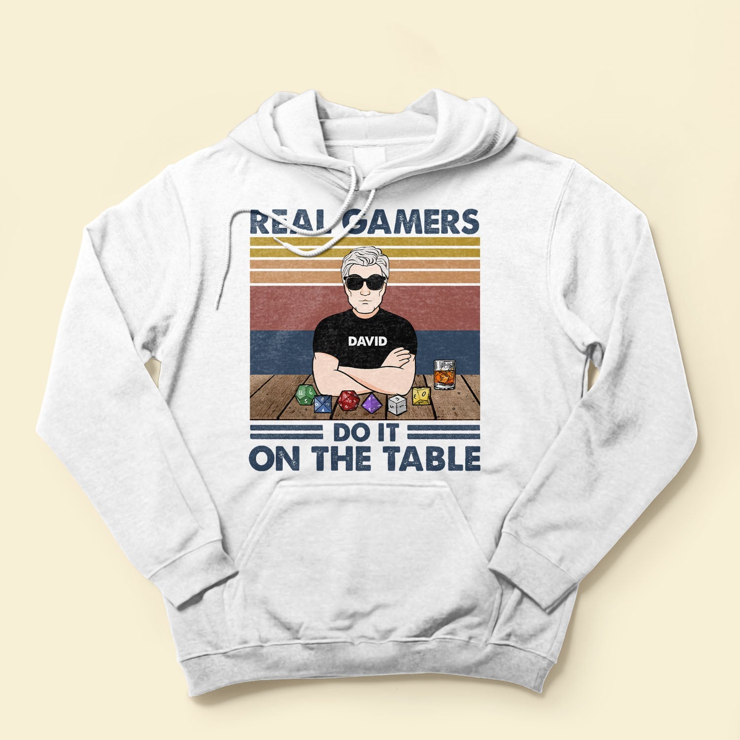 Real Gamers Do It On The Table - Personalized Shirt - BirthdayGift For Dnd Lover, Gamer