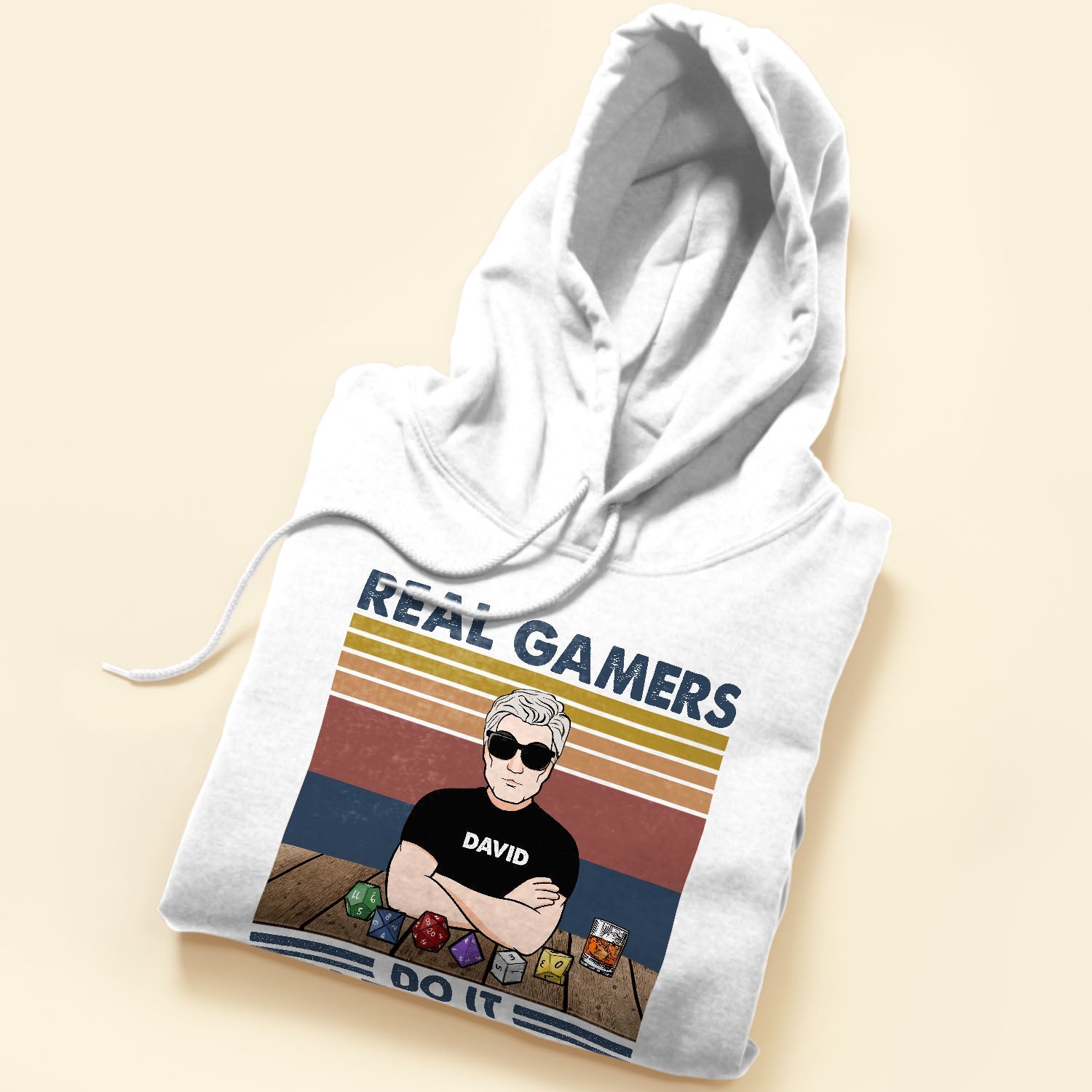 Real Gamers Do It On The Table - Personalized Shirt - BirthdayGift For Dnd Lover, Gamer