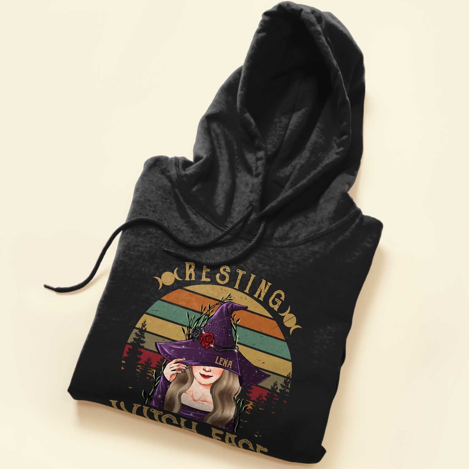 Resting Witch Face - Personalized Shirt - Halloween Gift For Witches