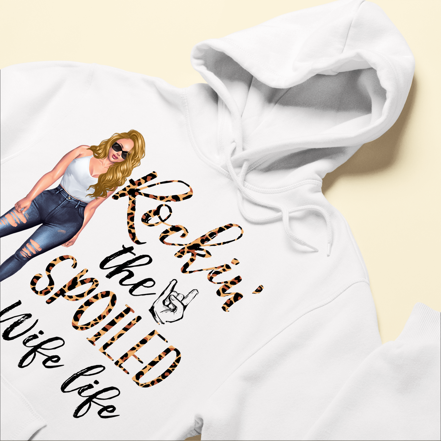 Rocking The Spoiled Wife Life - Personalized Shirt - Anniversary, Valentine's Day Gift For Wife