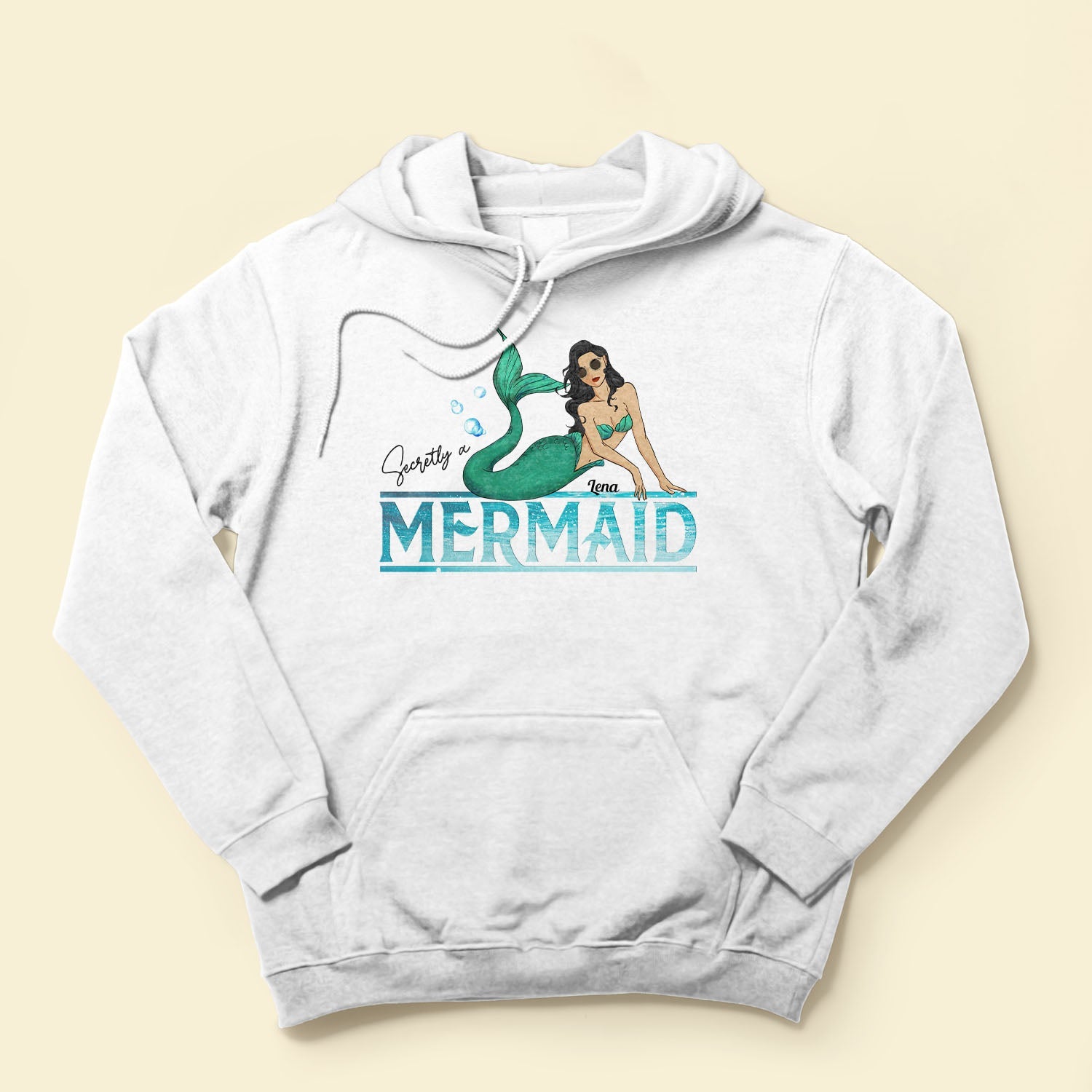 Secretly A Mermaid - Personalized Shirt - Birthday Gift For Girls, Mermaid Girls, Ocean Lovers