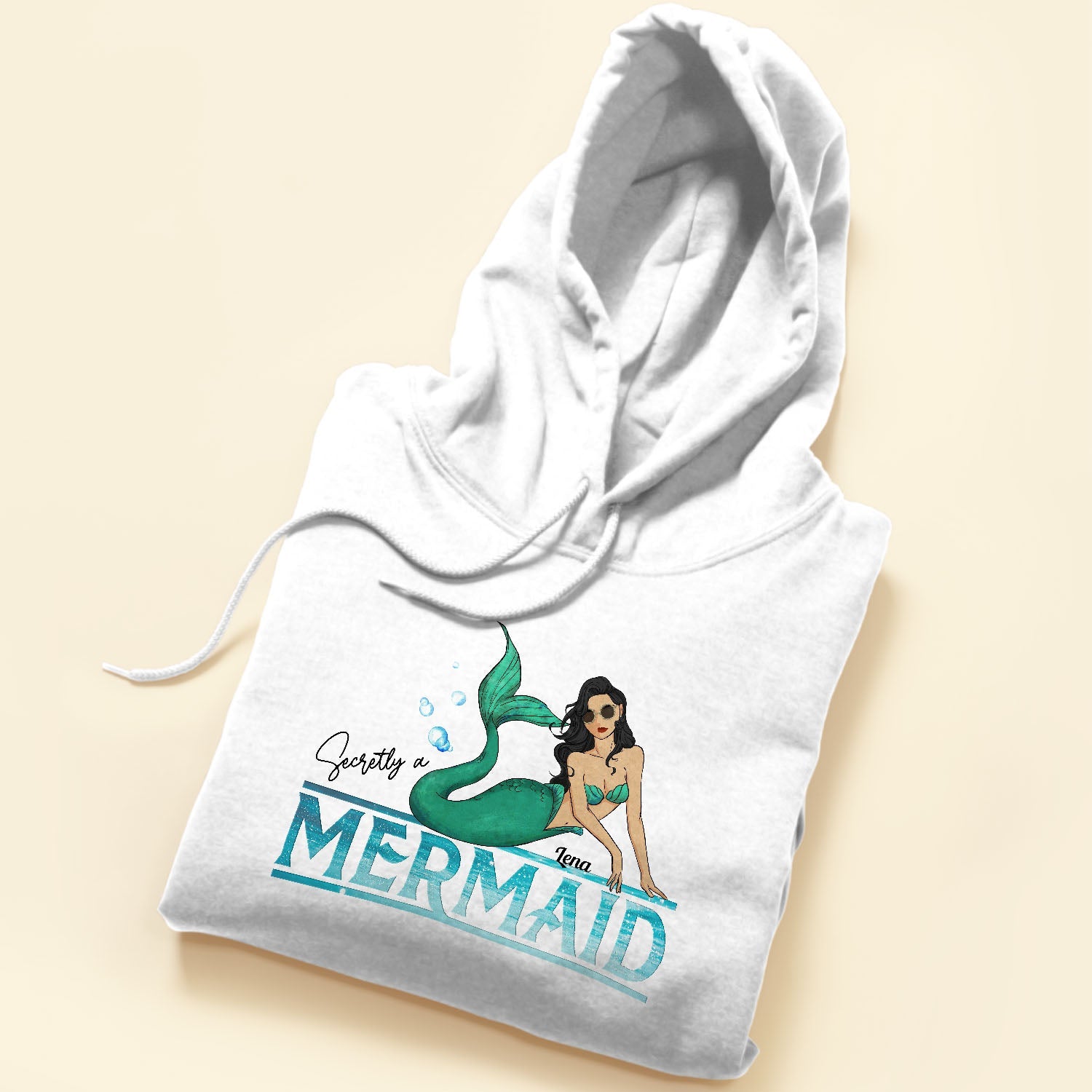 Secretly A Mermaid - Personalized Shirt - Birthday Gift For Girls, Mermaid Girls, Ocean Lovers