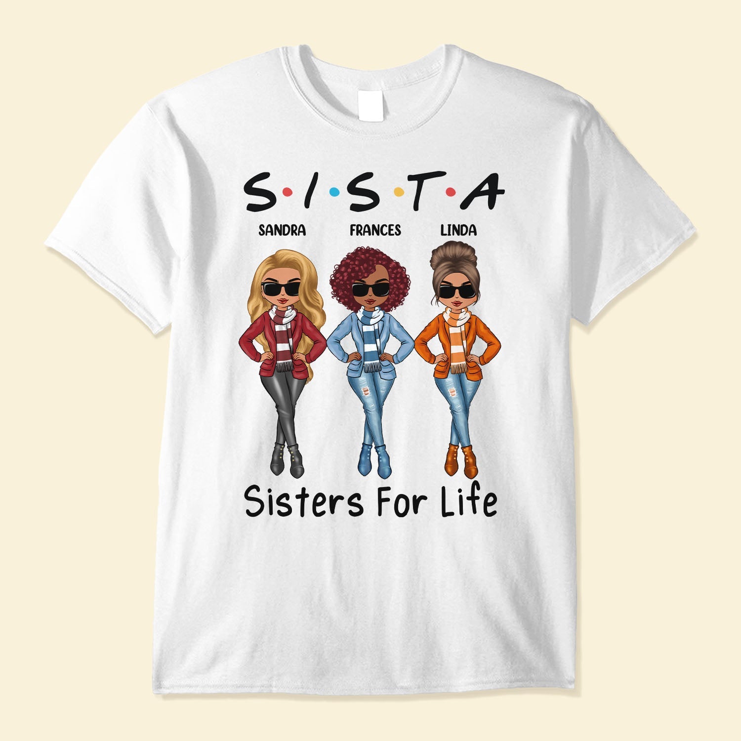 Sista - Personalized Shirts - Gifts For Black Girls