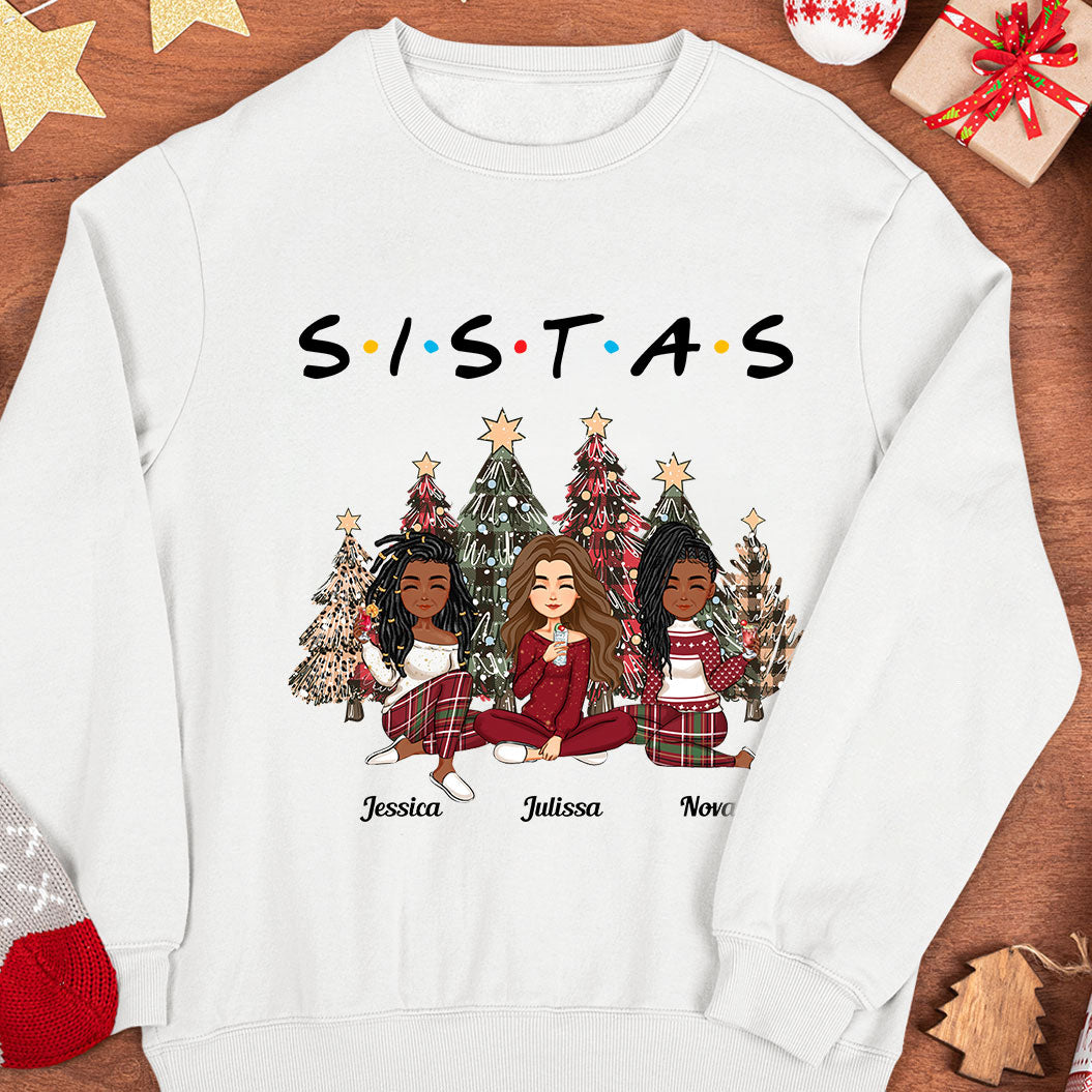  Sistas Forever Christmas Gift - Personalized Shirt