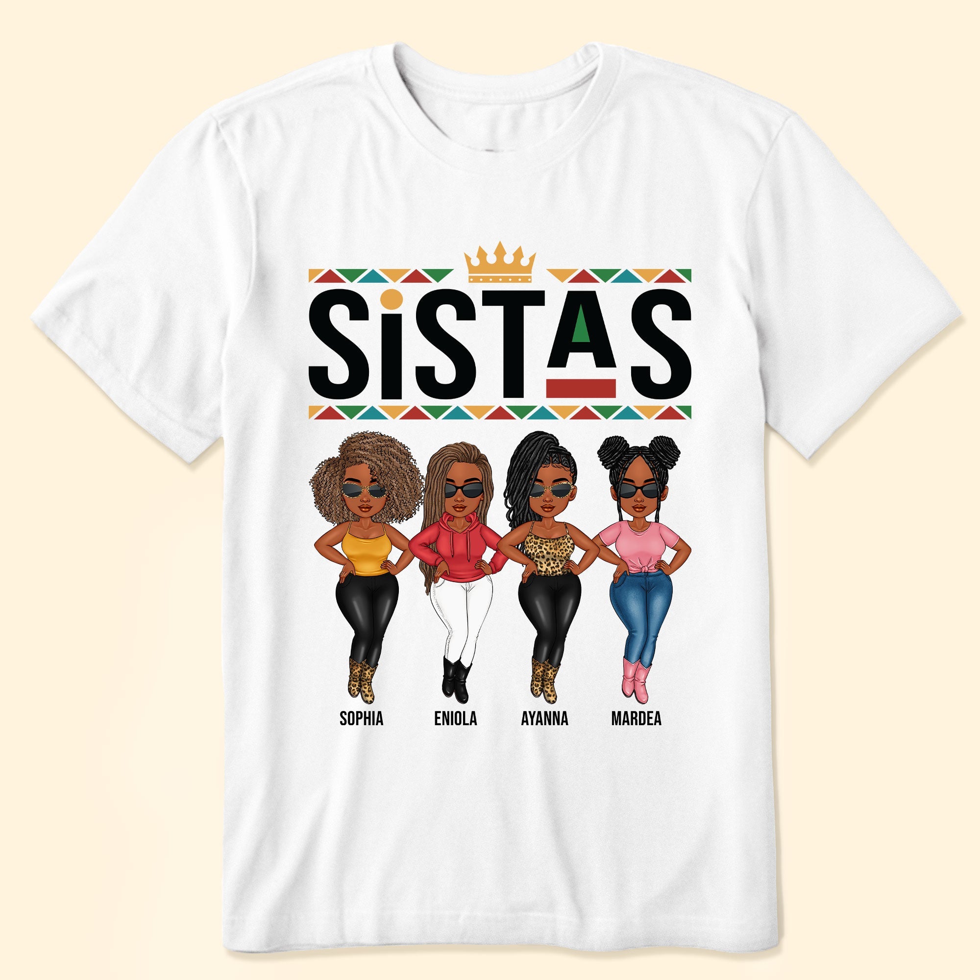 Sistas New Version - Personalized Shirt