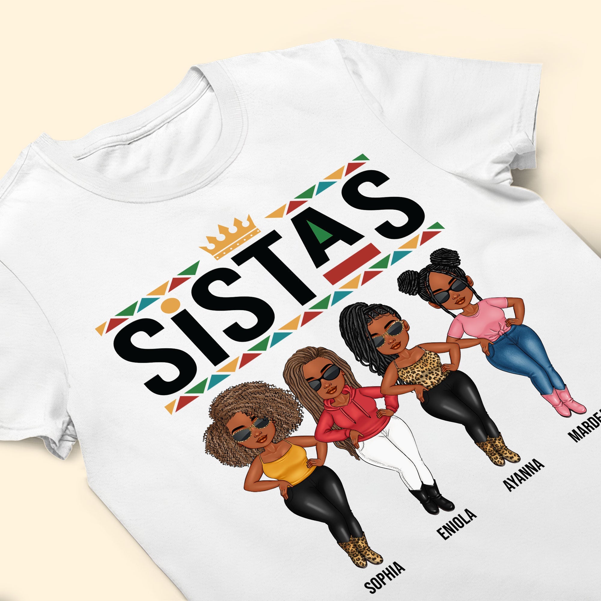 Sistas New Version - Personalized Shirt