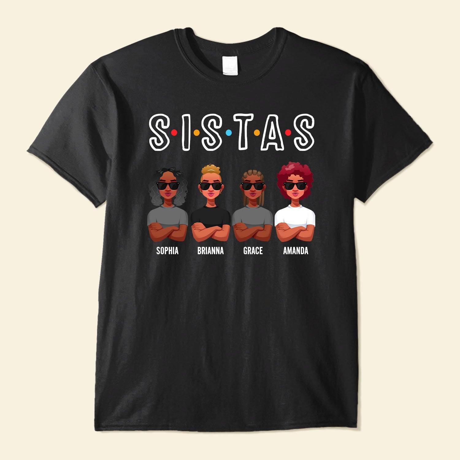 Sistas - Personalized-Shirt