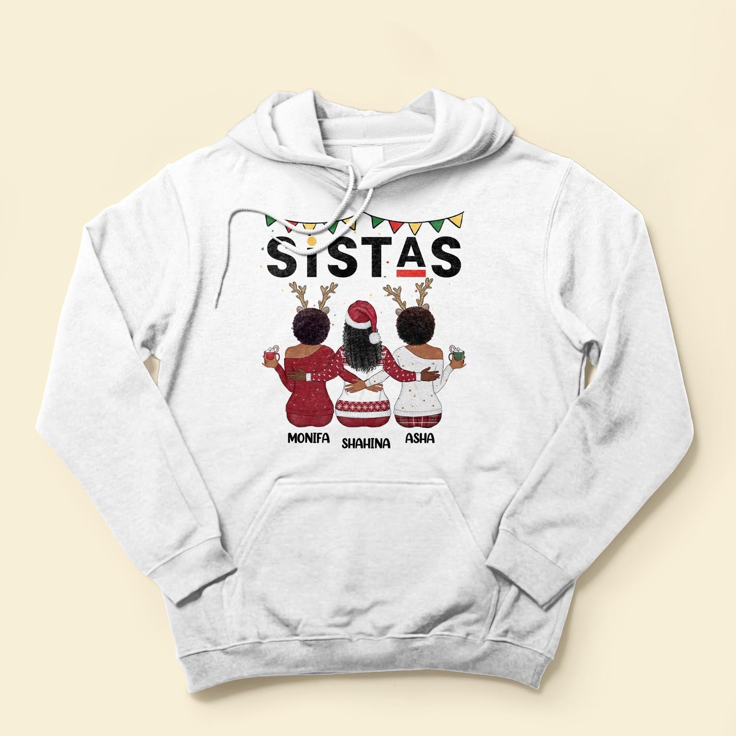 Sistas Soul Sisters - Personalized Shirt - Christmas Gift For Sister