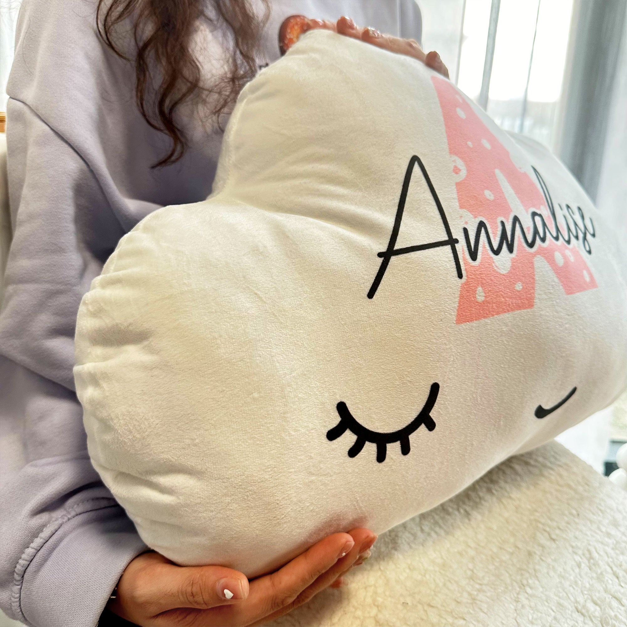 Sleeping Cloud - Personalized Custom Shaped Pillow