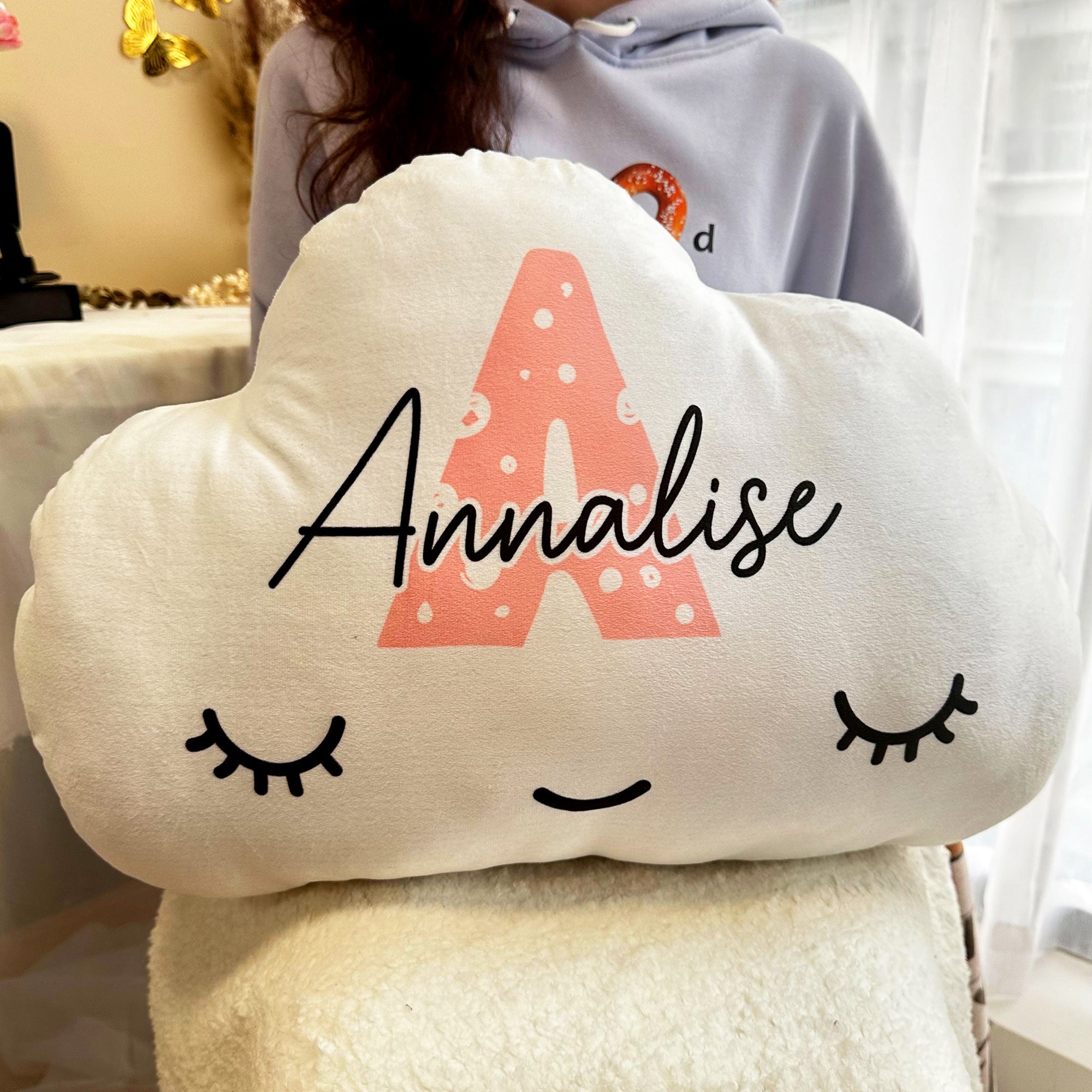 Sleeping Cloud - Personalized Custom Shaped Pillow