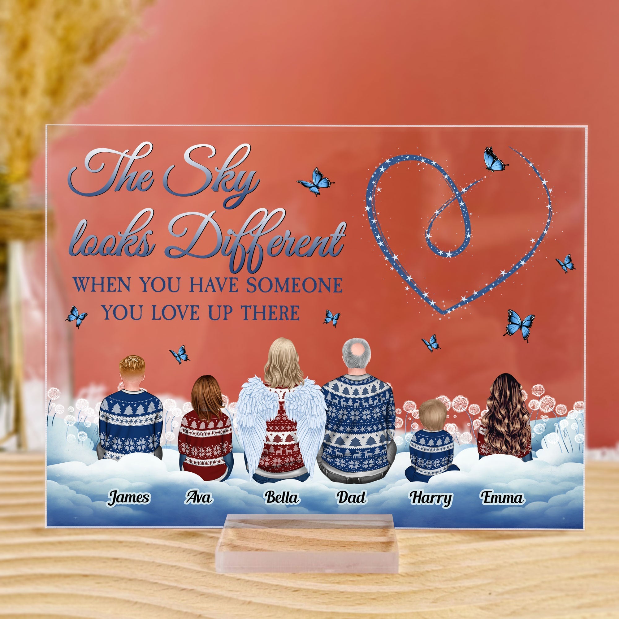 Someone You Love Up There - Personalized Acrylic Plaque