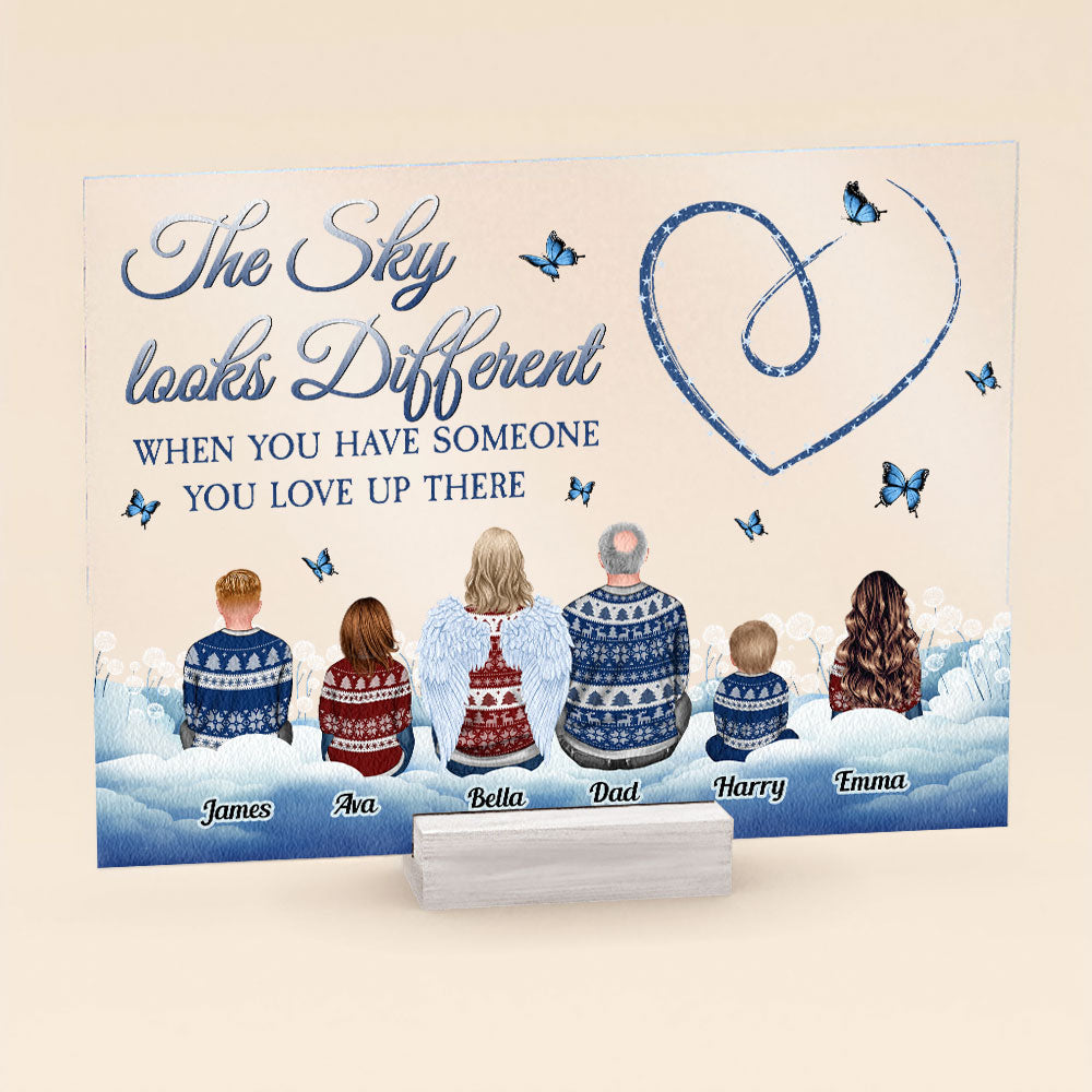 Someone You Love Up There - Personalized Acrylic Plaque