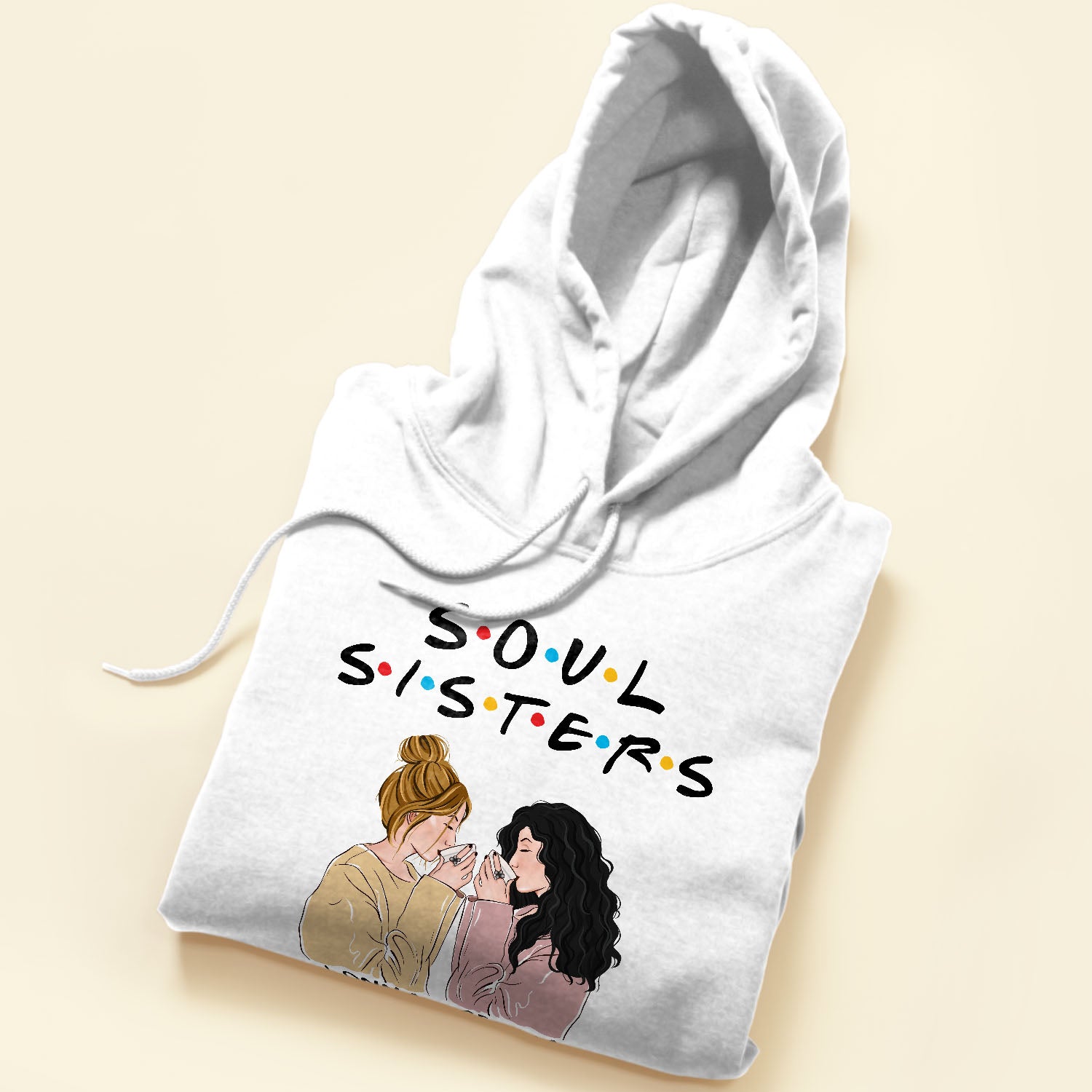 Soul Sisters - Personalized Shirt - Gift For Besties - Girl Side View